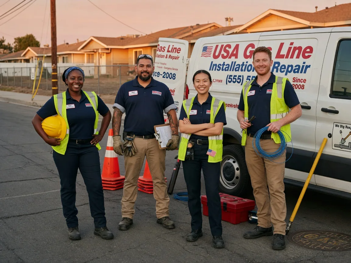 Gas Line Installation company in Alum Bank, PA